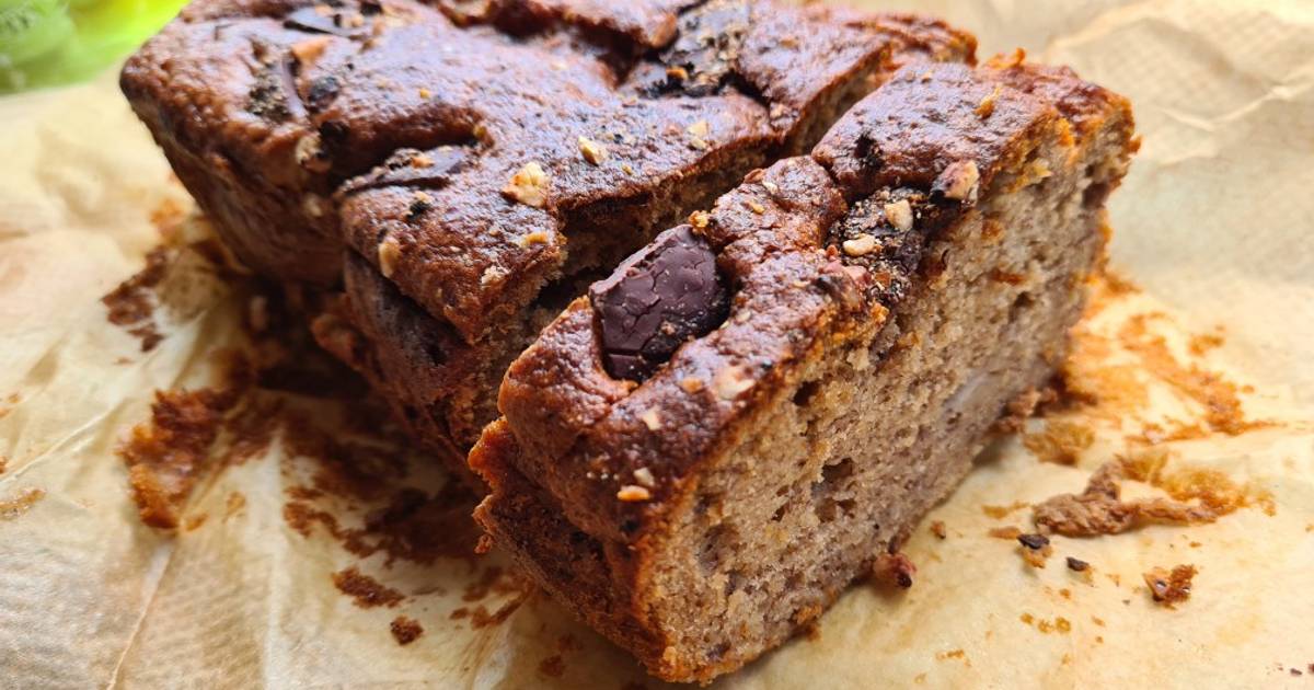 Banana Bread with dark chocolate 🍌🍞 🍫 Recipe by Maryline - Cookpad