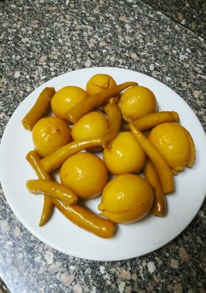 صورة لوصفة مخلل ليمون مسلوق 🍋🍋