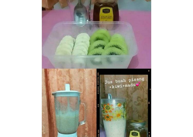 Resep Jus Buah PiWi (Pisang &amp; Kiwi) yang Bikin Ngiler