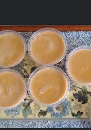 Une photo de Flans vanille caramel au beurre salé