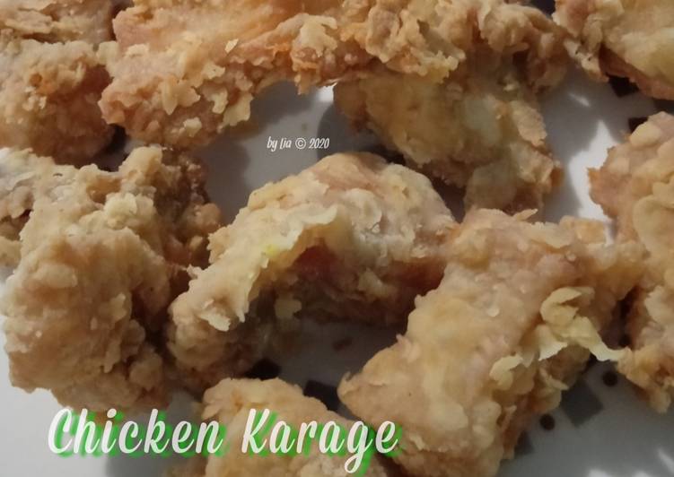 Rahasia Bikin Chicken Karage Anti Gagal