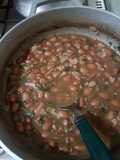 Menestra de frejol con tocino