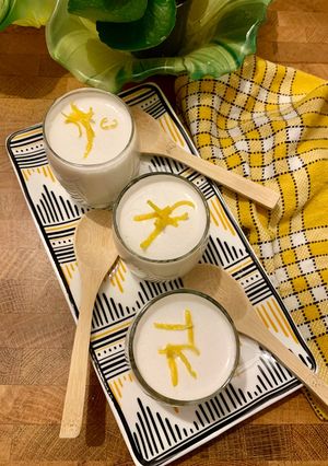 Une photo de ☆Panna Cotta Coco Citron☆