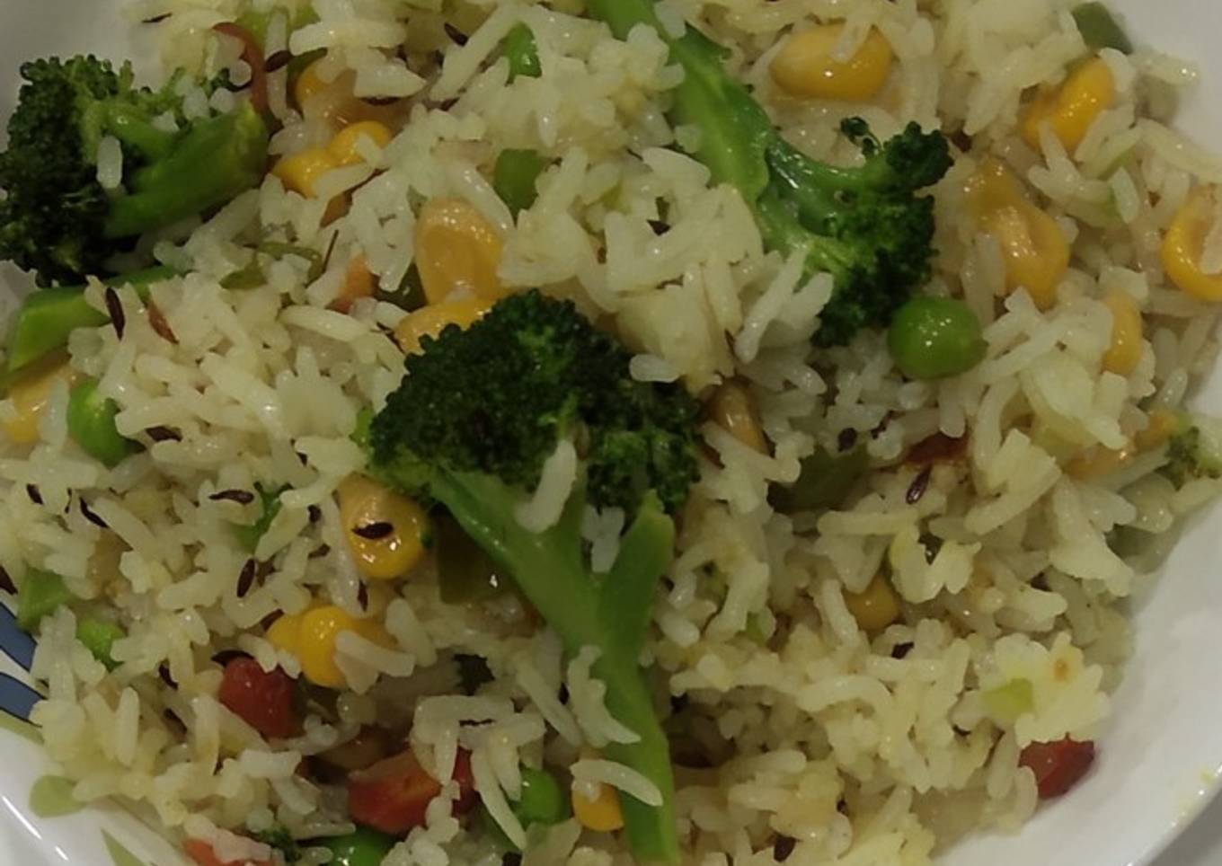 Vegetable fried rice