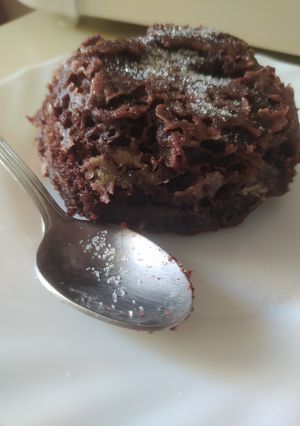 Una foto de Bizcocho a la taza en microondas 🥧☕