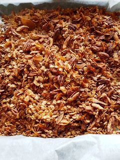 Una foto de Granola de Nueces Pecan y Coco
