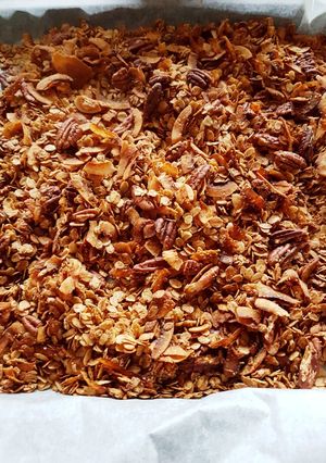 Una foto de Granola de Nueces Pecan y Coco