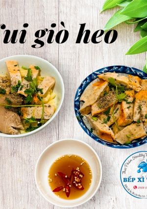 Hình của món Nui giò heo.