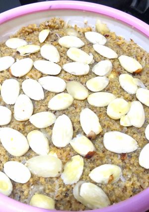 A picture of Recipe of badam ka delia.
