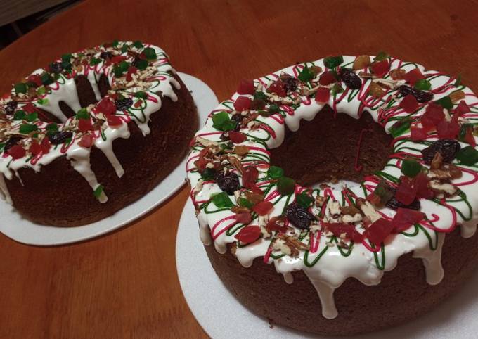 Cake navideño con frutos secos ?? Receta de Luis- Cookpad