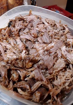 A picture of Instant pot pulled pork.