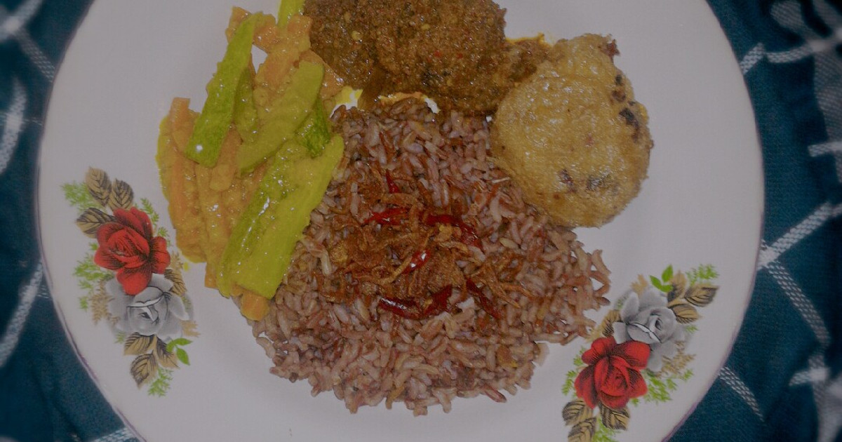 4 resep nasi rames hajatan enak dan mudah - Cookpad