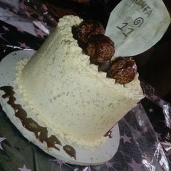 A picture of Ermine buttercream (flour buttercream).