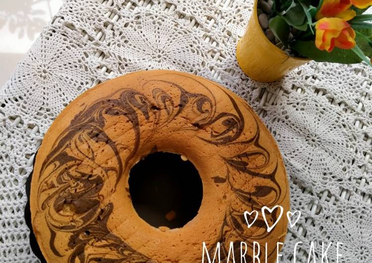 Resep: Marble Cake Full Putih Telor yang Gurih