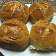 Eggless Burger buns A picture of Eggless Burger buns.