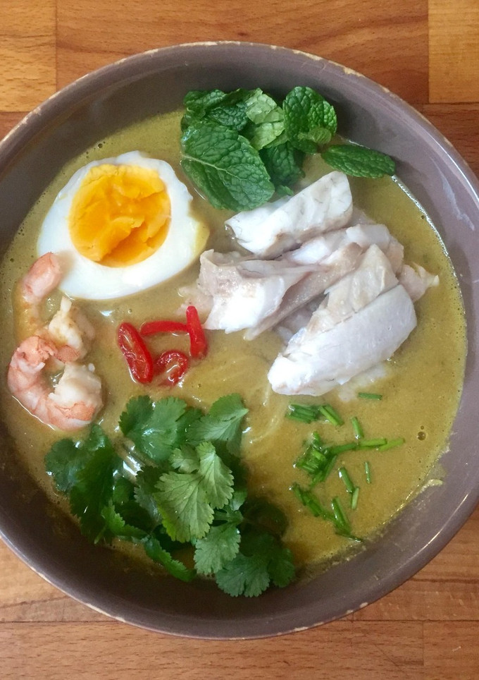 Foto de Laksa - sopa Malaia