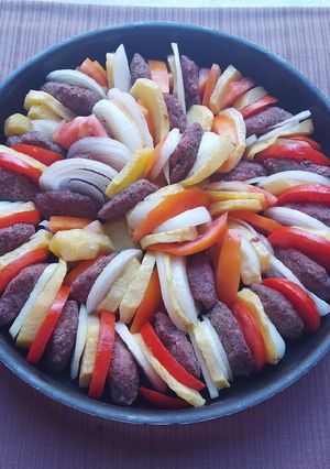 صورة لوصفة صينية كفتة وبطاطا 😋
