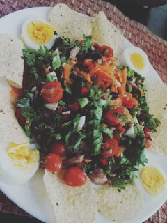 Una foto de Ensalada de Atún y Jamón de Pavo