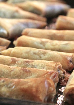 Una foto de Barak de queso. Rollitos sirios de 4 quesos