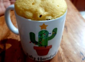 Una foto de Pan en taza 👌 5 minutos (mug cake)