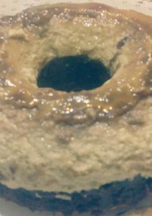 Una foto de Chocoflan