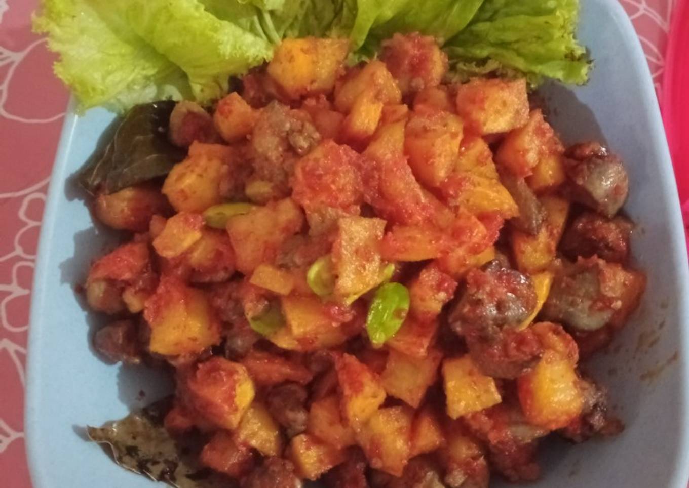 Sambal goreng kentang ati ampela