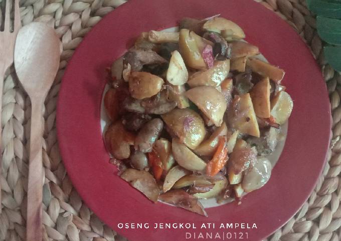 Resep: Oseng Jengkol Ati Ampela Kekinian