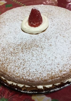 Una foto de Torta sin huevo y sin manteca