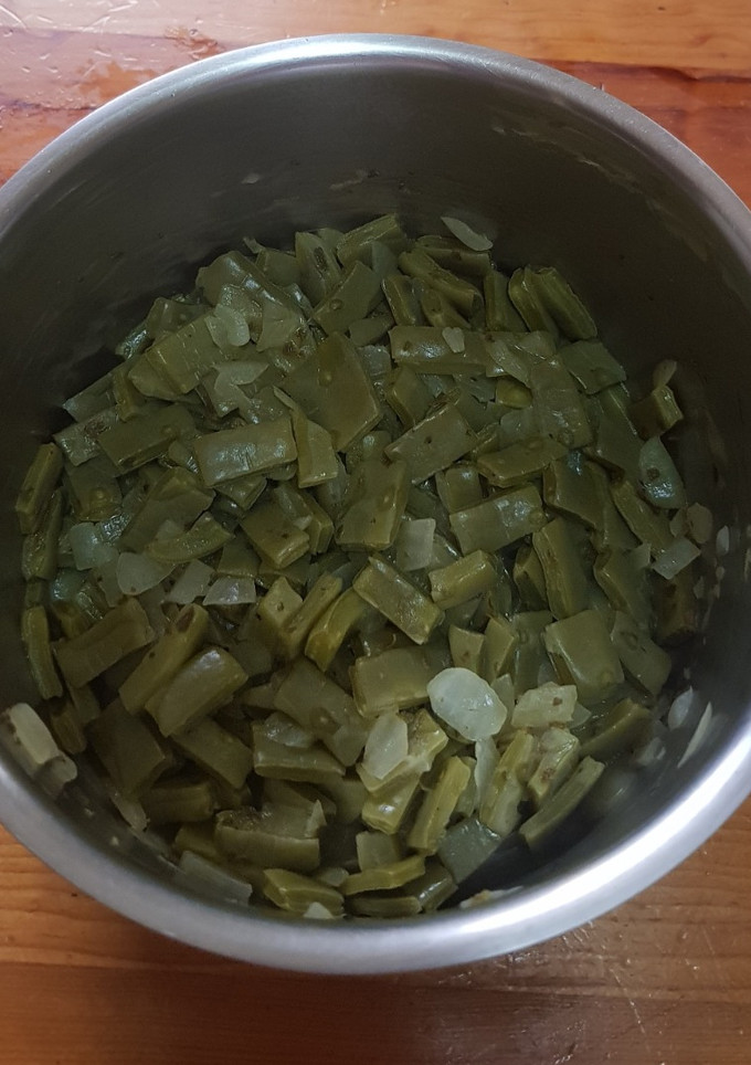 Una foto de Nopalitos en su jugo, para todo