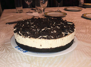 Una foto de Cheesecake de oreo