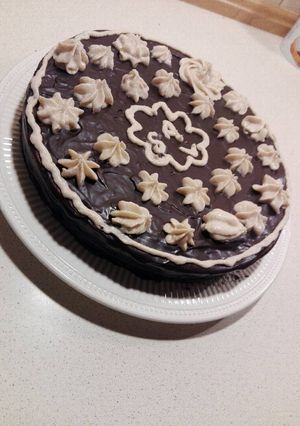 Una foto de Tarta de huesito
