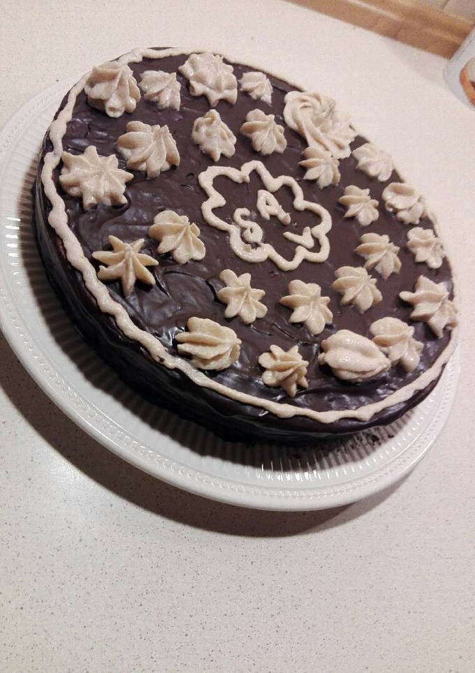 Una foto de Tarta de huesito