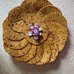 A picture of Rajastani korma roti.