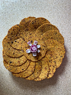 A picture of Rajastani korma roti.