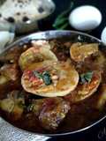 Egg mushroom korma