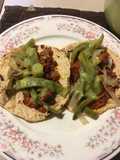 Tacos de chorizo con nopales