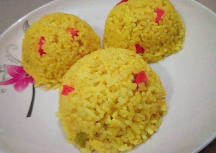 Easiest Way to Make Quick Sweet yellow rice