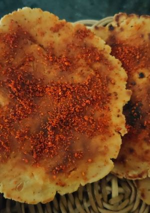 A picture of Sweet and spicy masala bhakhri.
