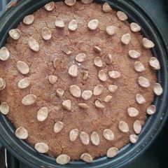 A picture of Choco suji cake with jaggery.