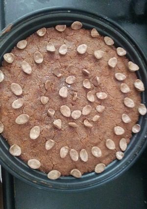 A picture of Choco suji cake with jaggery.