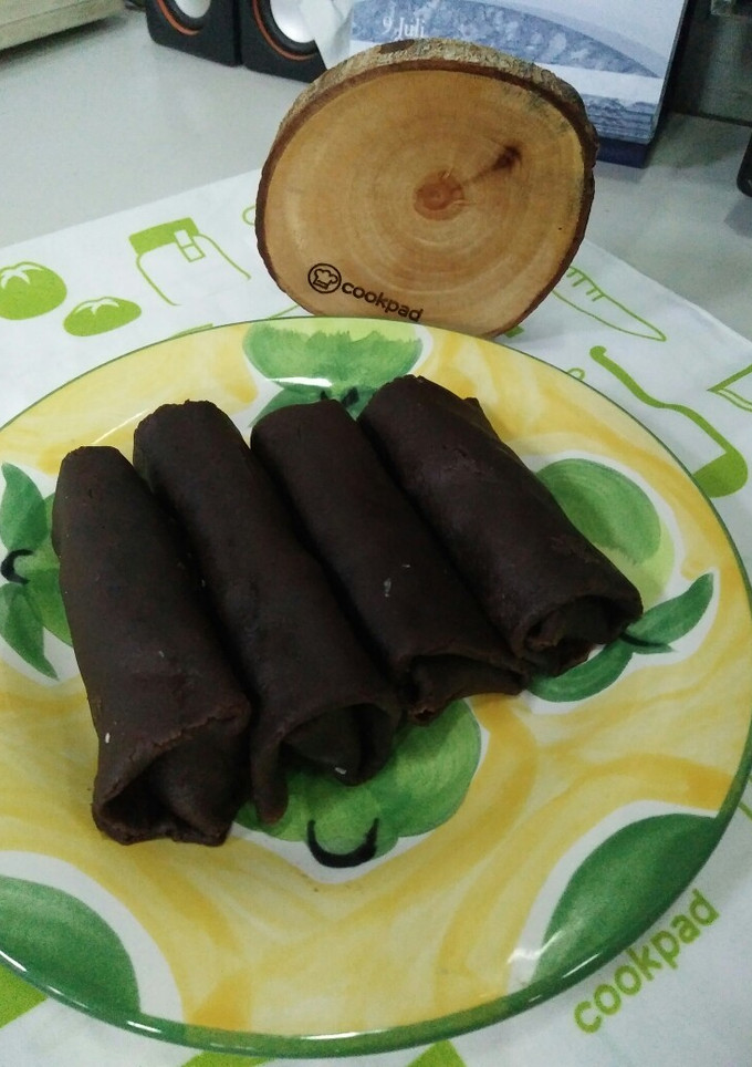 Foto resep 94. Piscok suju gulung dadar cokelat