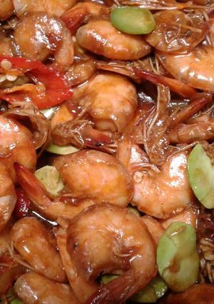Foto resep Udang pete saos tiram tanpa MSG