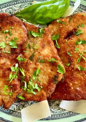 Une photo de Escalope de dinde à la milanaise