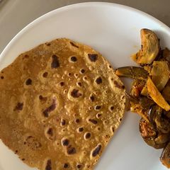 A picture of Moong dal roti.
