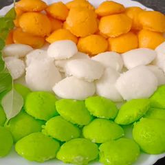 A picture of Tri Color Idli Republic Day Special.