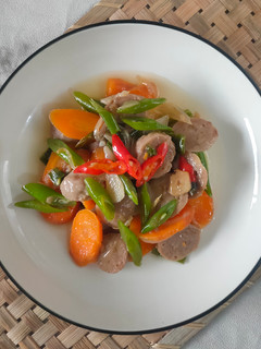Foto resep Tumis Buncis Bakso Sederhana