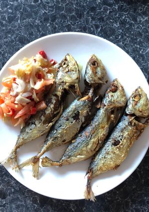 Foto resep Ikan kembung goreng sambal dabu-dabu