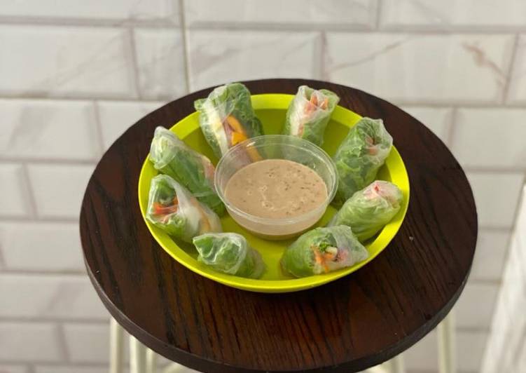 Bagaimana Membuat Salad Roll Sempurna