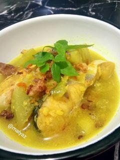 Foto resep Ikan Patin Labu Kemangi Kuah Kuning