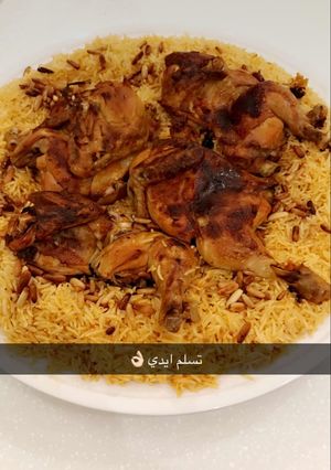 صورة لوصفة كبسة الدجاج اللذيذه 💚